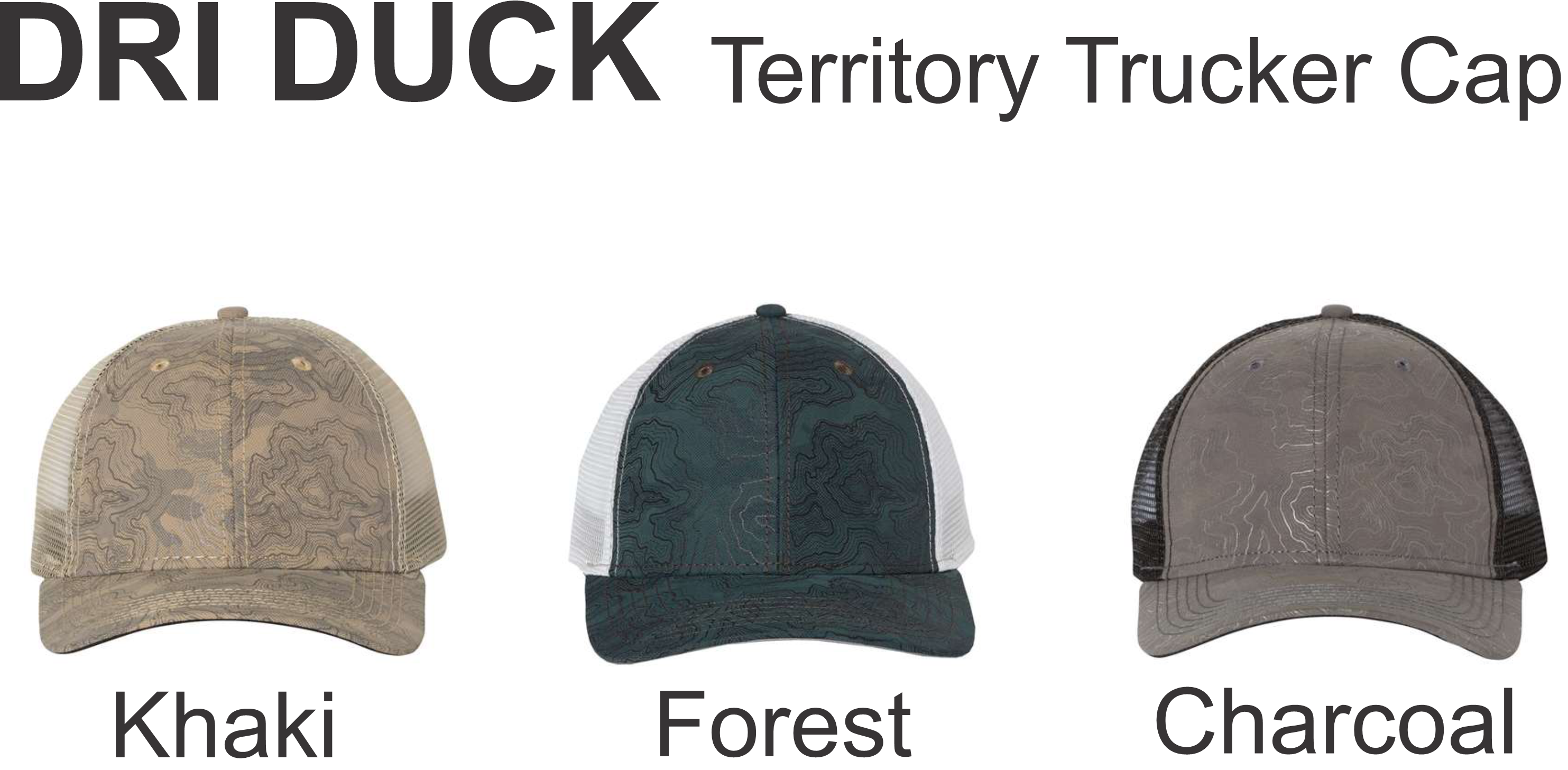 Custom Logo Hats - DRI DUCK Territory Trucker Cap