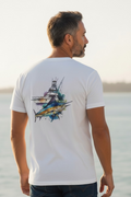 Water Color Marlin and Sport Fisher