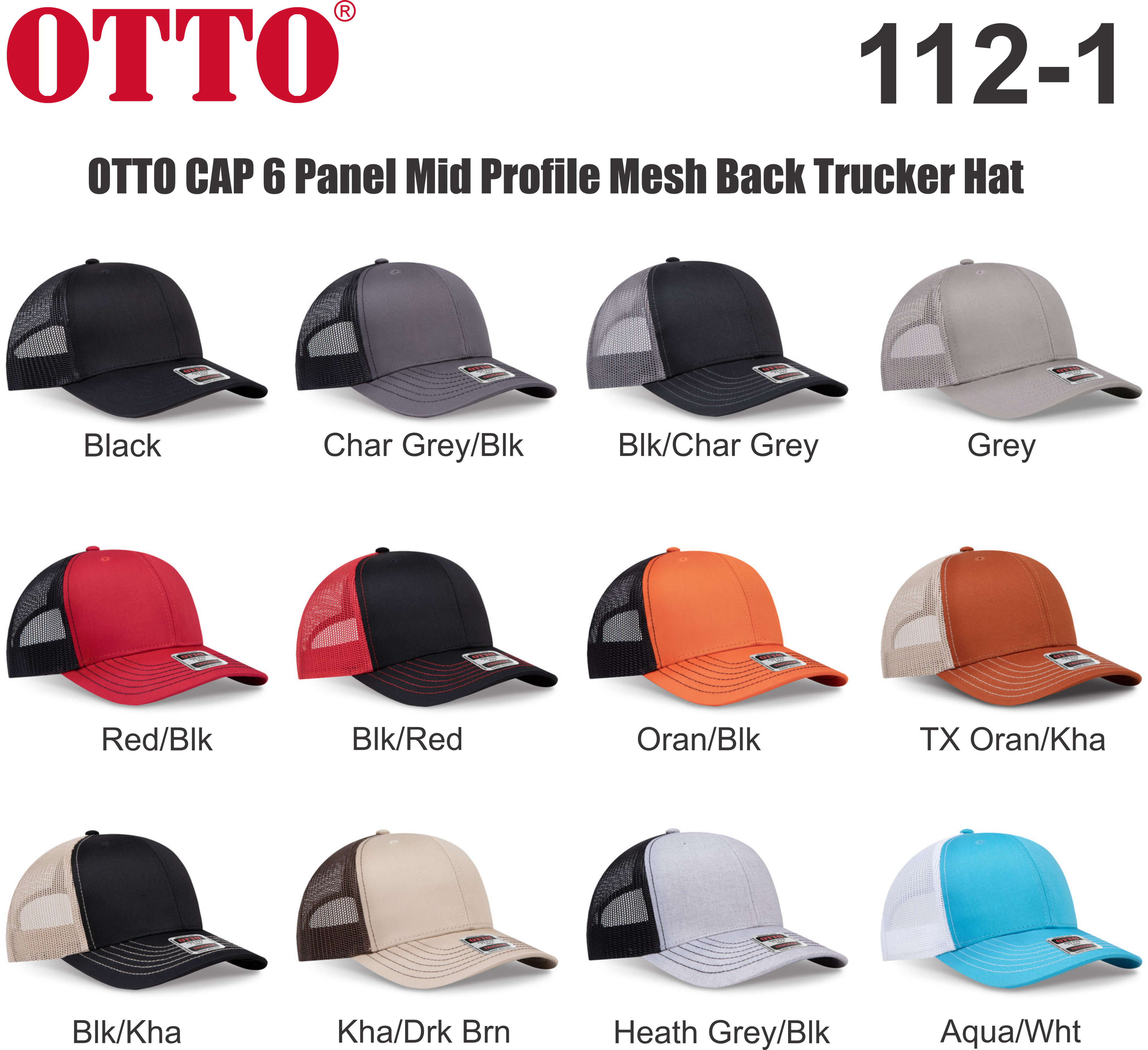 Custom Logo Hats - OTTO 112